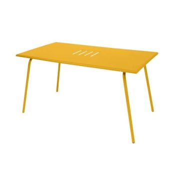 Table Monceau - Fermob - 146 X 80 X H 74 cm - Métal - Miel