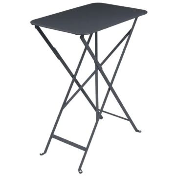 Table pliante Bistro - Fermob - 37 X 57X H 74 cm - Métal - Carbone