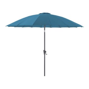 Parasol droit pagode Proloisirs Ø 300 cm bleu