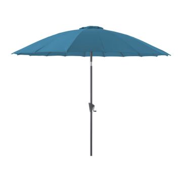 Parasol droit pagode Proloisirs Ø 300 cm bleu
