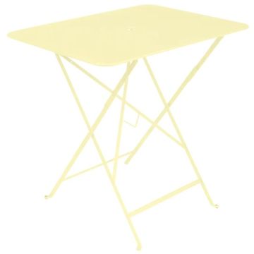 Table pliante Bistro - Fermob - 77 x 57X H 74 cm - Métal - Citron givré