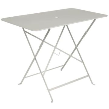 Table pliante Bistro - Fermob - 97 X 57X H 74 cm - Métal - Gris argile