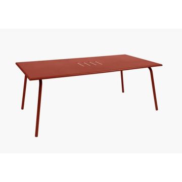Table Monceau XL - Fermob - 194 X 94 X H 74 cm - Métal - Ocre