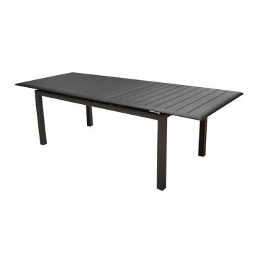Table en alu 8 à 10 couverts à ralonge