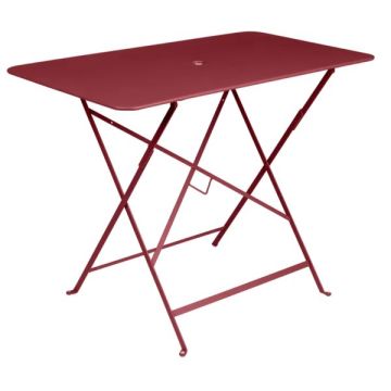 Table pliante Bistro - Fermob - 97 X 57X H 74 cm - Métal - Piment