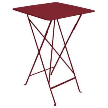 Mange debout pliable Bistro - Fermob - 71 X 71 X H 105 cm - Métal - Piment