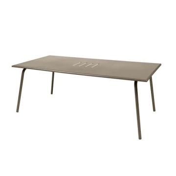 Table Monceau XL - Fermob - 194 X 94 X H 74 cm - Métal - Muscade