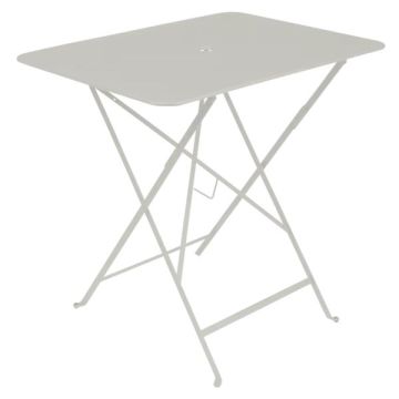Table pliante Bistro - Fermob - 77 X 57X H 74 cm - Métal - Gris argile
