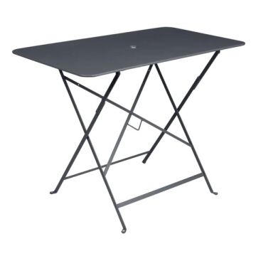 Table pliante Bistro - Fermob - 97 X 57X H 74 cm - Métal - Carbone