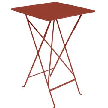Mange debout pliable Bistro - Fermob - 71 X 71 X H 105 cm - Métal - Ocre