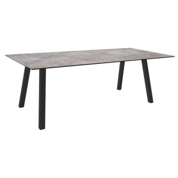 Table Interno - Stern - 220X100 cm - Plateau gris