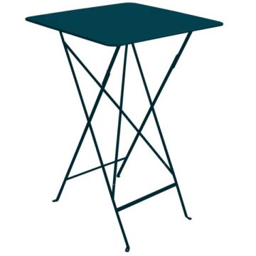 Mange debout pliable Bistro - Fermob - 71 X 71 X H 105 cm - Métal - Bleu abysse