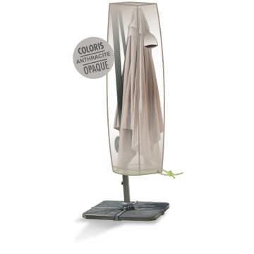 Housse parasol déporté jusqu'à Ø 5 m + tige de pose