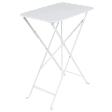 Table pliante Bistro - Fermob - 37 X 57X H 74 cm - Métal - Blanc coton