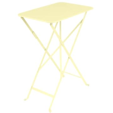 Table pliante Bistro - Fermob - 37 X 57X H 74 cm - Métal - Citron givré