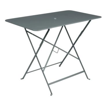 Table pliante Bistro - Fermob - 97 X 57X H 74 cm - Métal - Gris orage