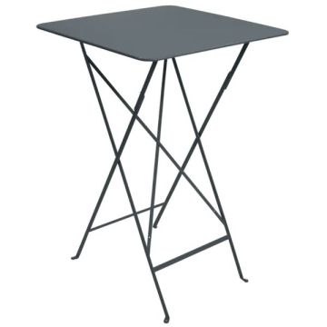 Mange debout pliable Bistro - Fermob - 71 X 71 X H 105 cm - Métal - Gris orage