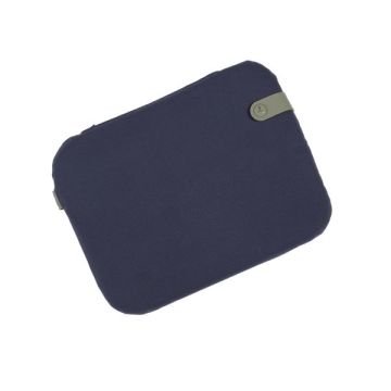 Coussin Galette Color Mix - Fermob - 41x 38 cm - Bleu nuit