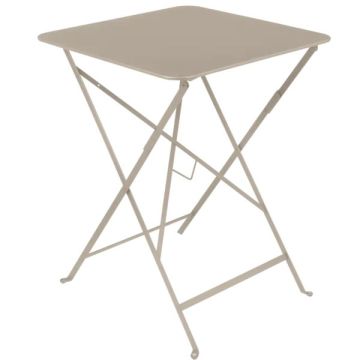 Table pliante Bistro - Fermob - 57 X 57X H 74 cm - Métal - Muscade