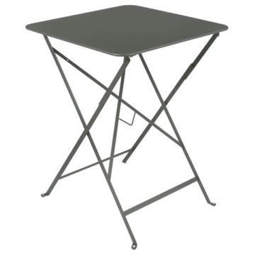 Table pliante Bistro - Fermob - 57 X 57X H 74 cm - Métal - Romarin