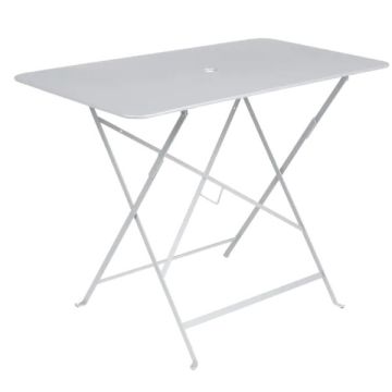 Table pliante Bistro - Fermob - 97 X 57X H 74 cm - Métal - Blanc coton