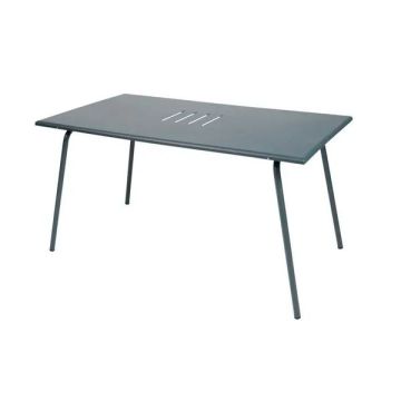 Table Monceau - Fermob - 146 X 80 X H 74 cm - Métal - Gris orage
