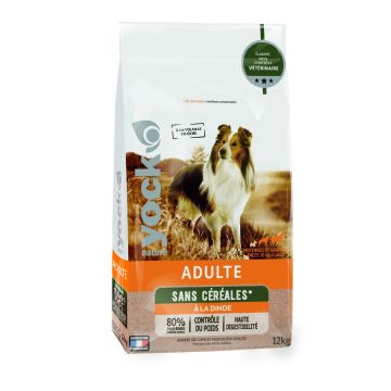 Aliment pour chien yock nature sans céréales adulte à la viande blanche - 12kg