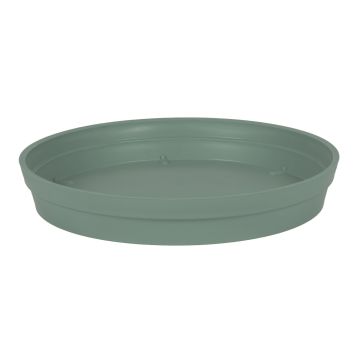 Soucoupe Toscane Ø28 cm pour pot Ø40 cm - EDA - Vert Laurier