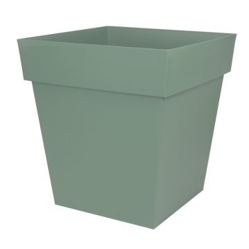 Pot bac carré Toscane C50 - EDA - 87 L - Vert Laurier