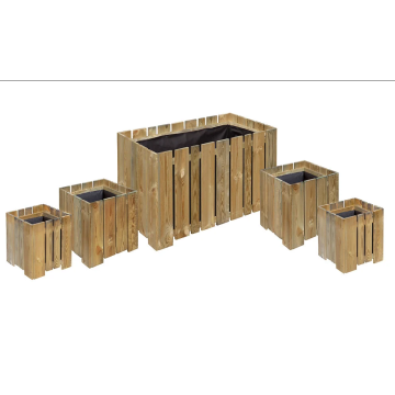 Set de 5 bacs en bois