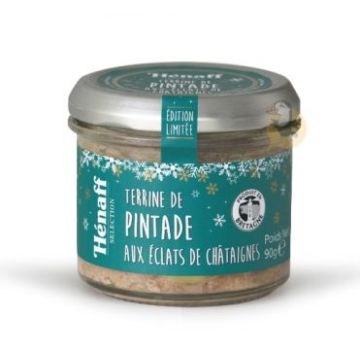 Terrine de pintade Hénaff aux éclats de chataignes - 90 g
