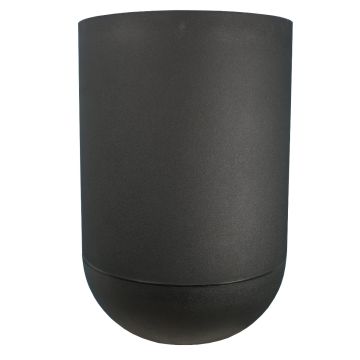 Pot Granit Tulipe Ø40 Noir - Riviera