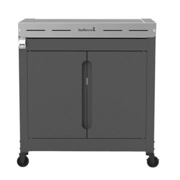 Chariot avec plan de travail en inox Barbecook premium -  Livwise