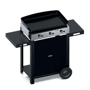 Combo plancha à gaz sur chariot - Eno