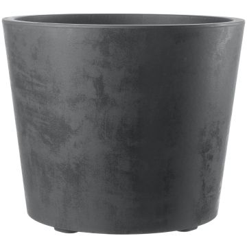 Pot Millennium Ø59 à réserve et roulettes - Deroma - Anthracite