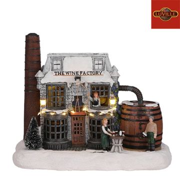 Usine de vin - Village de Noël - 30 X 18 X 24,5 cm
