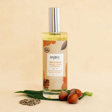 Huile sèche 3en1 bio - 100 ml - Endro