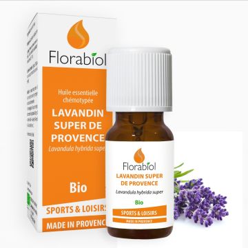 Huile essentielle bio de Lavandin super de Provence - Florabiol - 10 ml