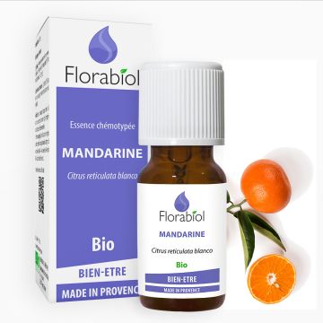 Huile essentielle bio de Mandarine - Florabiol - 10 ml