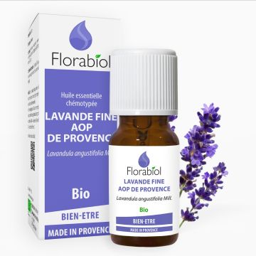 Huile essentielle bio de Lavande fine AOP Haute-Provence - Florabiol - 10 ml
