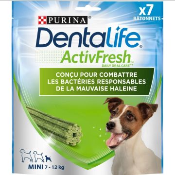 Bâtonnets à macher DentalLife ActivFresh- Petit chien - 115 g