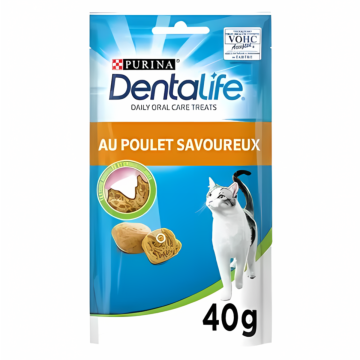 Friandise pour chat au poulet - Dentalife Purina - 140 g 