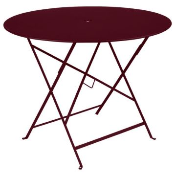 Table Bistro - Fermob - Ø96 cm - Cerisenoir