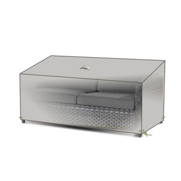 Housse canapé 2 places - 145x85x75 - Gris opaque