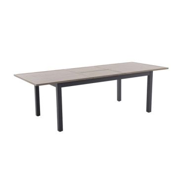 Table aluminium Botica - MWH - 160/240 x 98 cm