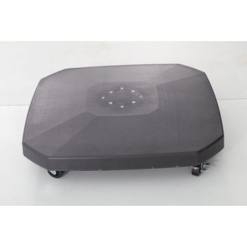 Pied parasol - Béton - 90 Kilos - Avec roues