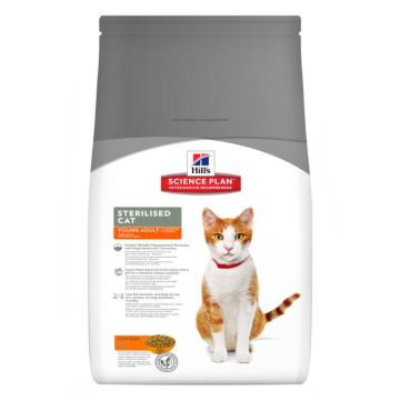 Aliment chat Science Plan Feline Young Adult Chat Stérilisé au Poulet - Hill's - 1