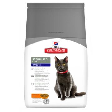 Aliment chat Science Plan Feline Mature Adult 7+ Chat Stérilisé au Poulet - Hill's - 1