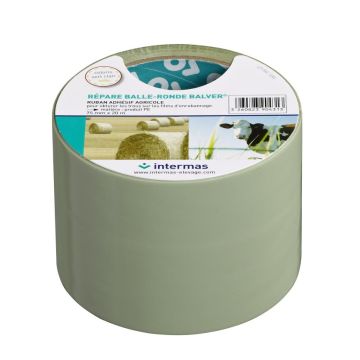 Ruban adhésif Répare balle ronde - CELLOPLAST - Vert clair - 75 mm x 20 m 