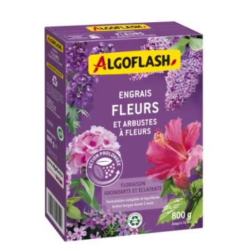 Engrais fleurs et arbustes - Algoflash - 800 g